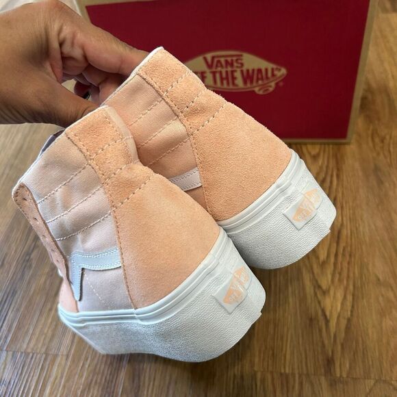 VANS Sk8-hi top tapered platform lace up shoes sneakers women’s 8 new - Picture 4 of 7